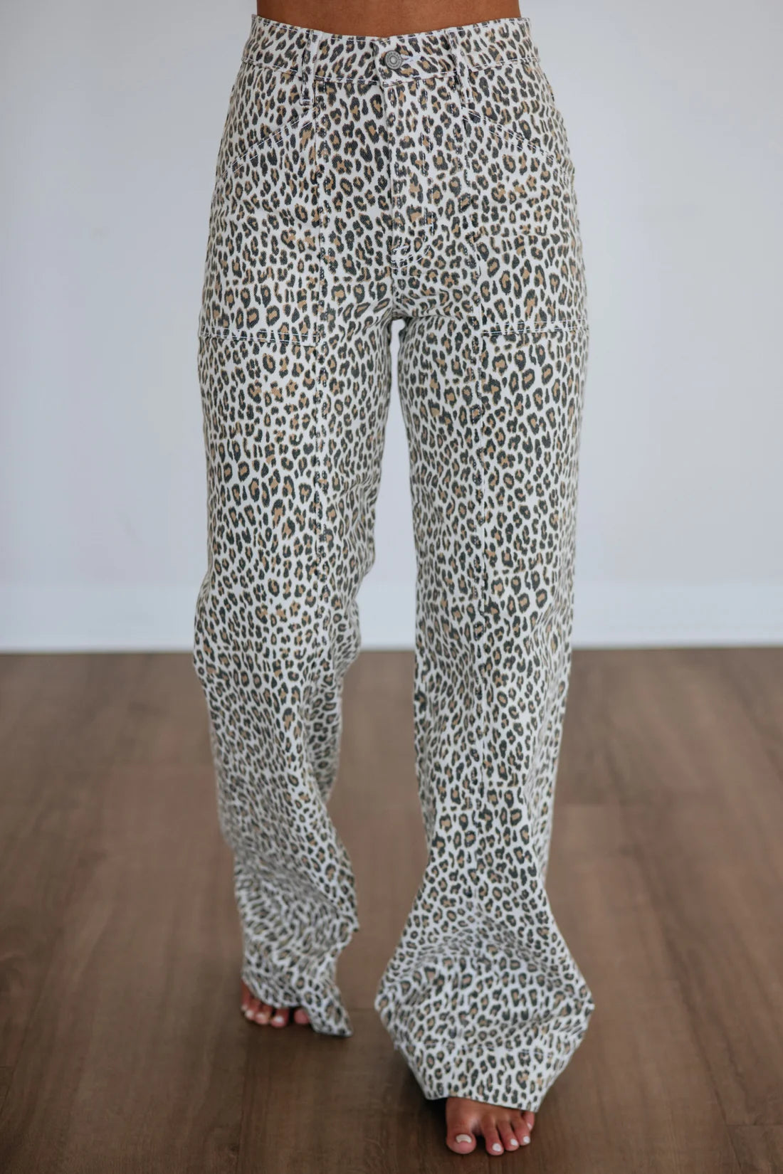 Hidden Happi Jeans - Leopard