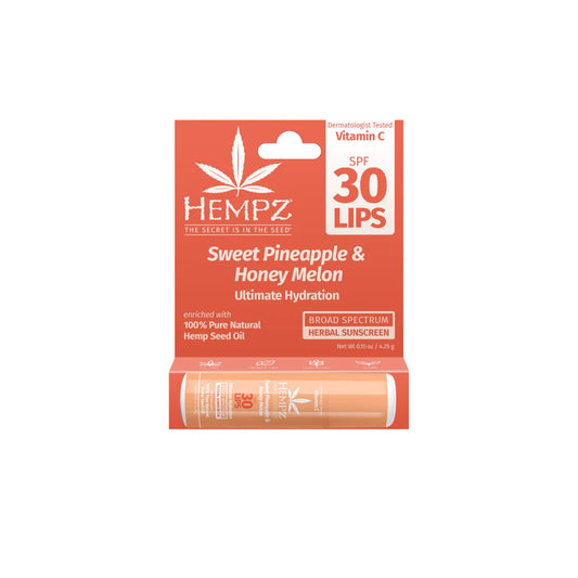 Hempz Sweet Pineapple & Honey Melon Ultimate Hydration Herbal Lip Balm SPF 30