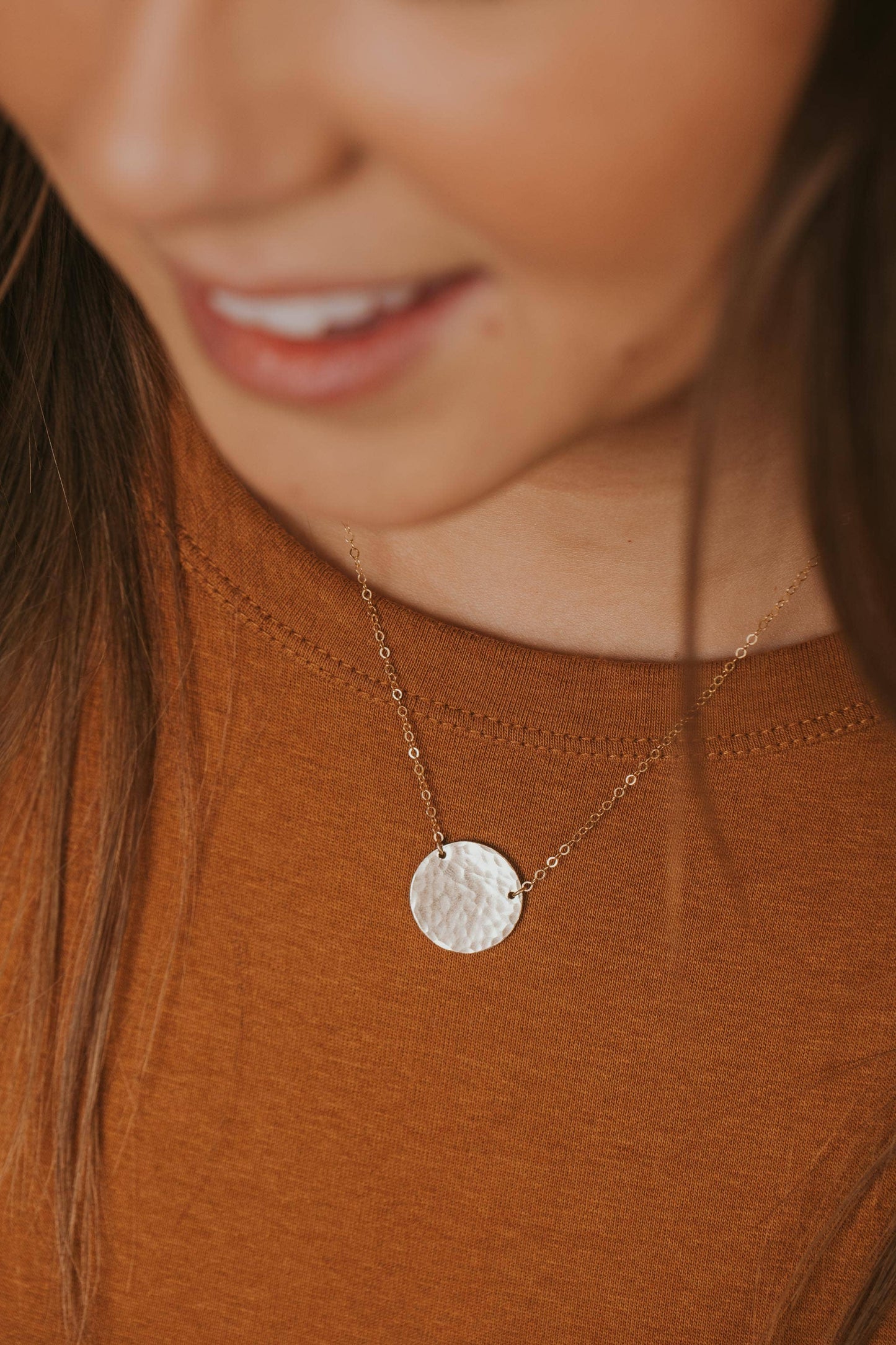 Supermoon Necklace | 14kt Gold Fill