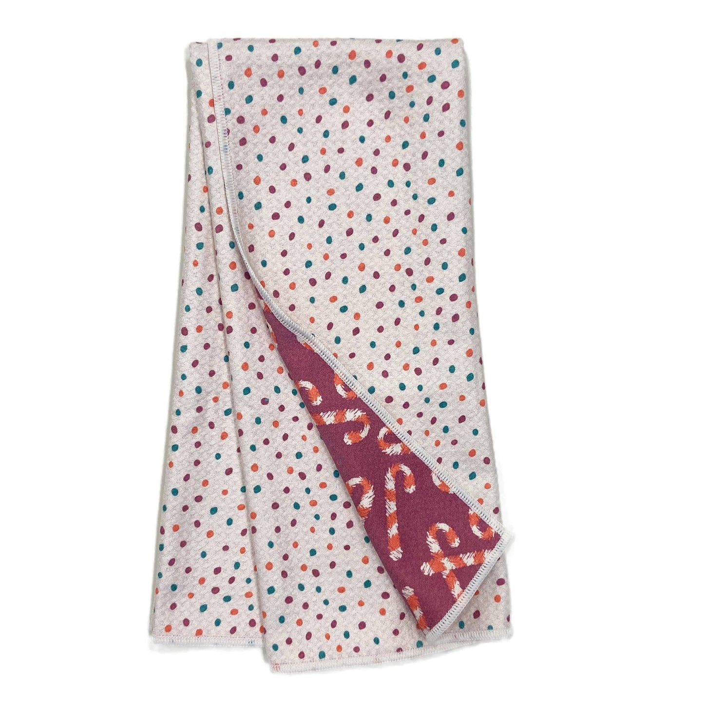 Anywhere Towel Reversible - ZW Candy Cane