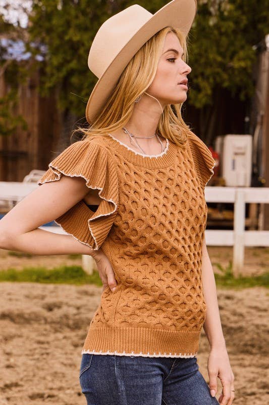 Falling in Love with Cable Knit Sweater