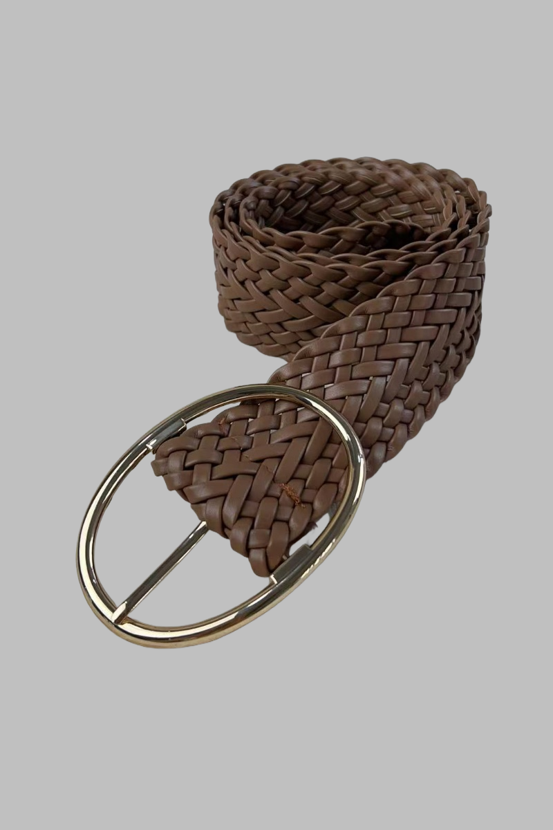 Wide Braided Belt