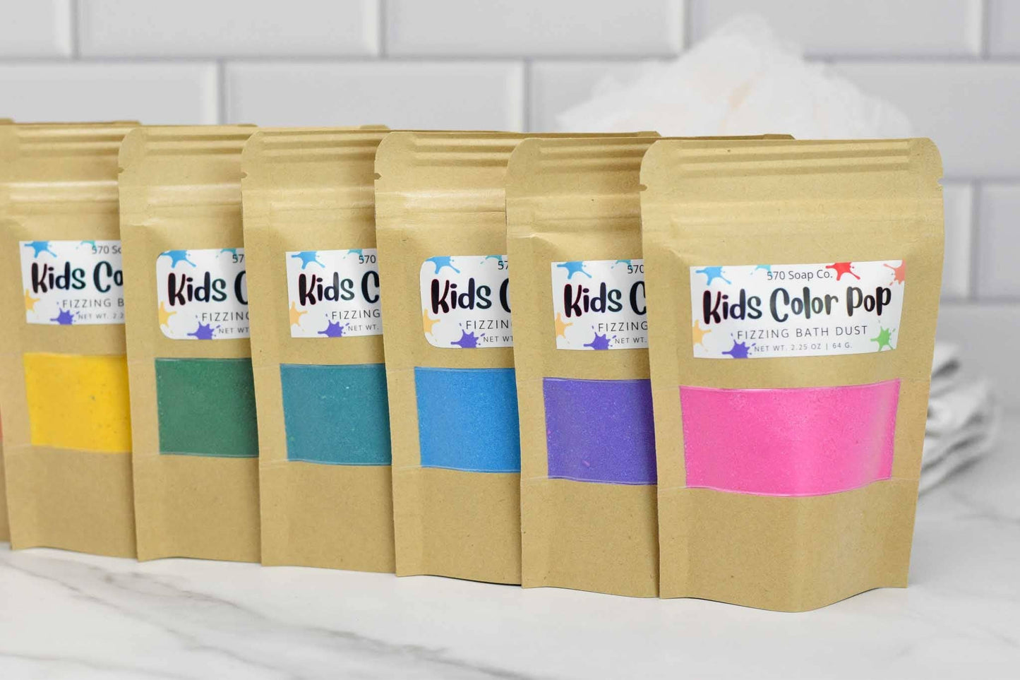 Kids Color Pop Fizzing Bath Dust