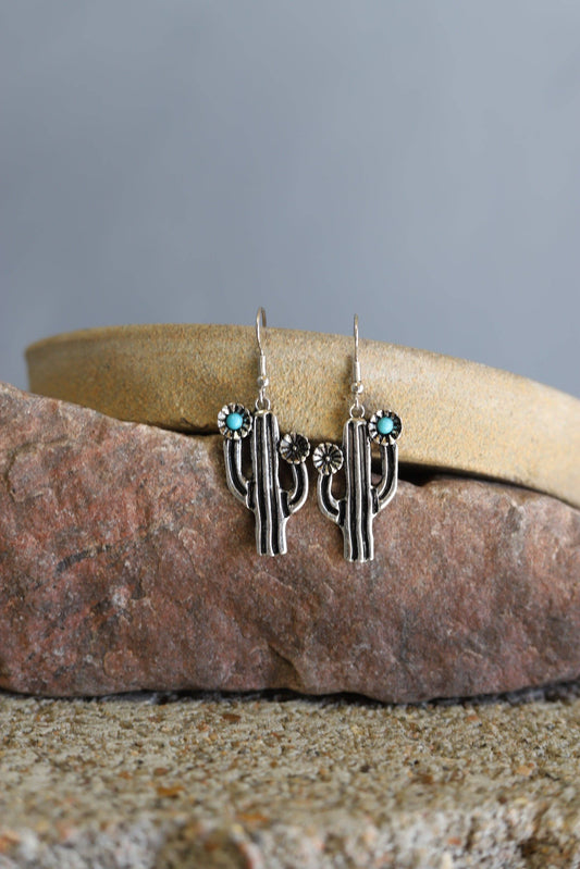 Turquoise Haven - CACTUS EARRING