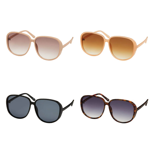 1289 Rose - Oversized Round Sunglasses