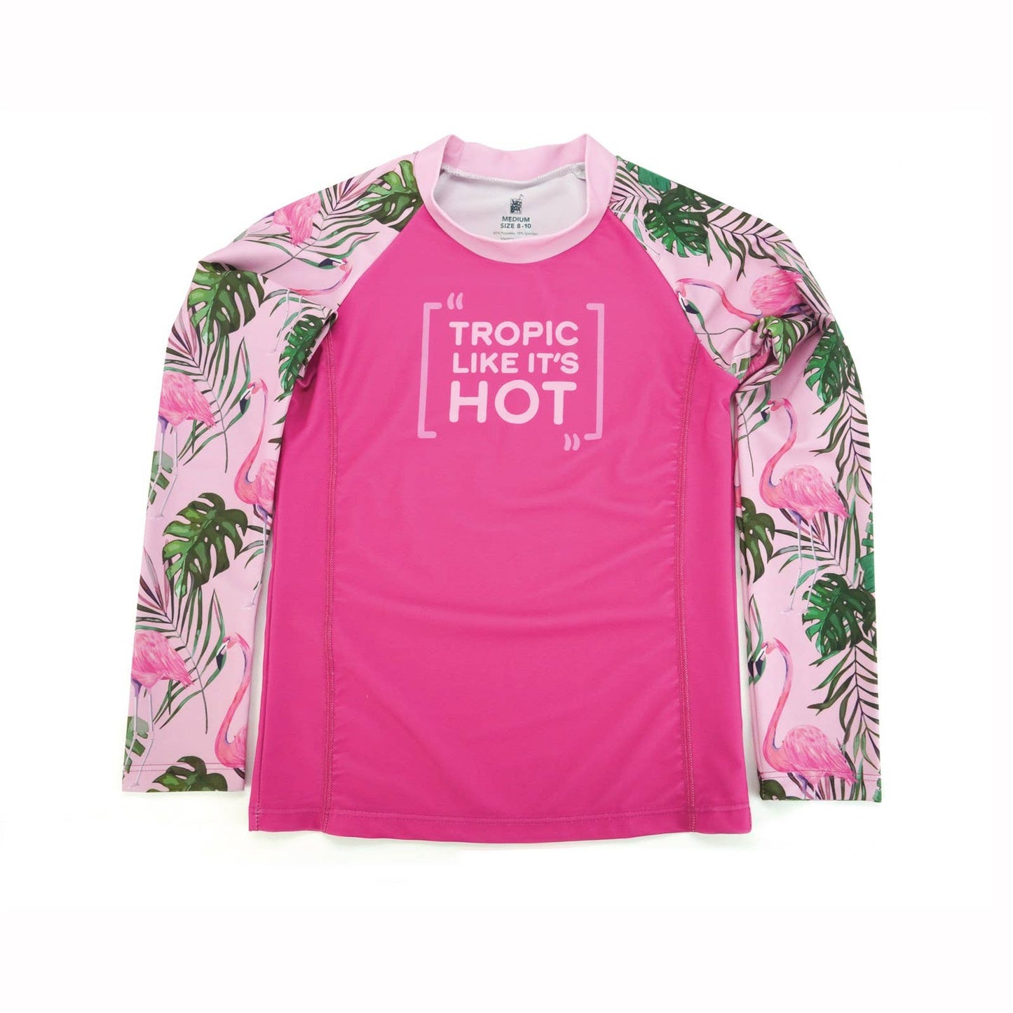 Juice Box Girls Fun In The Sun Rash Guard Swim Tee Open Stck
