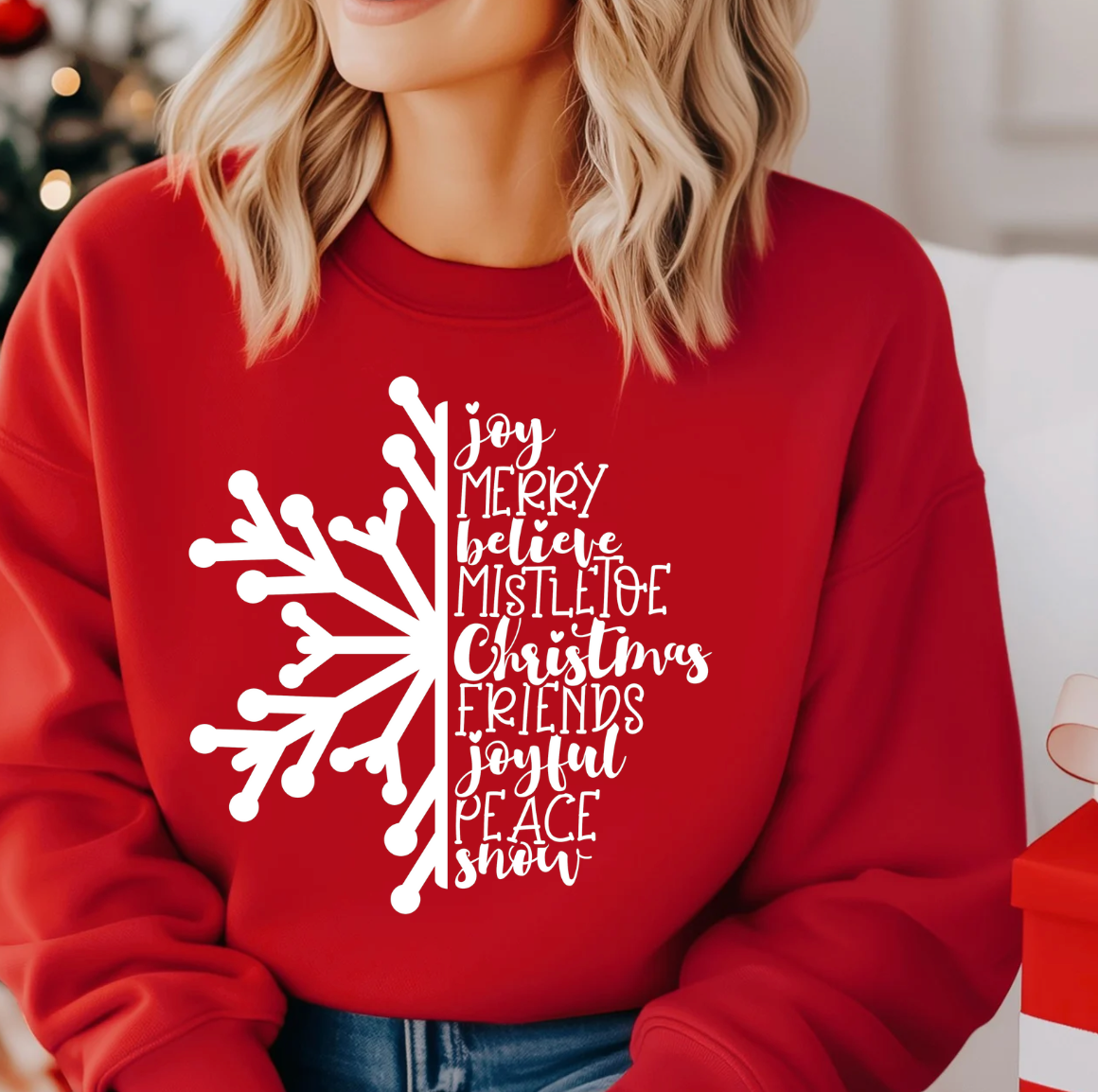 Christmas Snowflake Sweatshirt