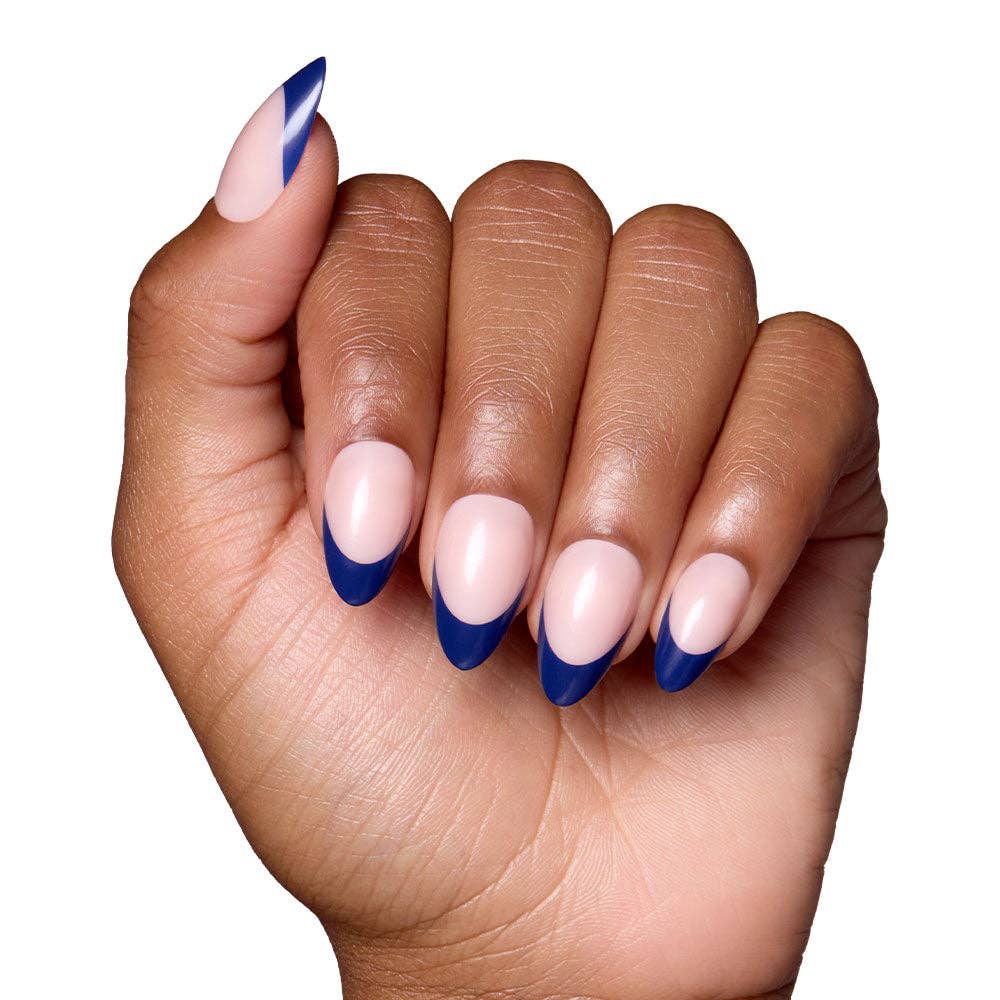 French Riviera Press-On Nails | French Tip | Short Almond