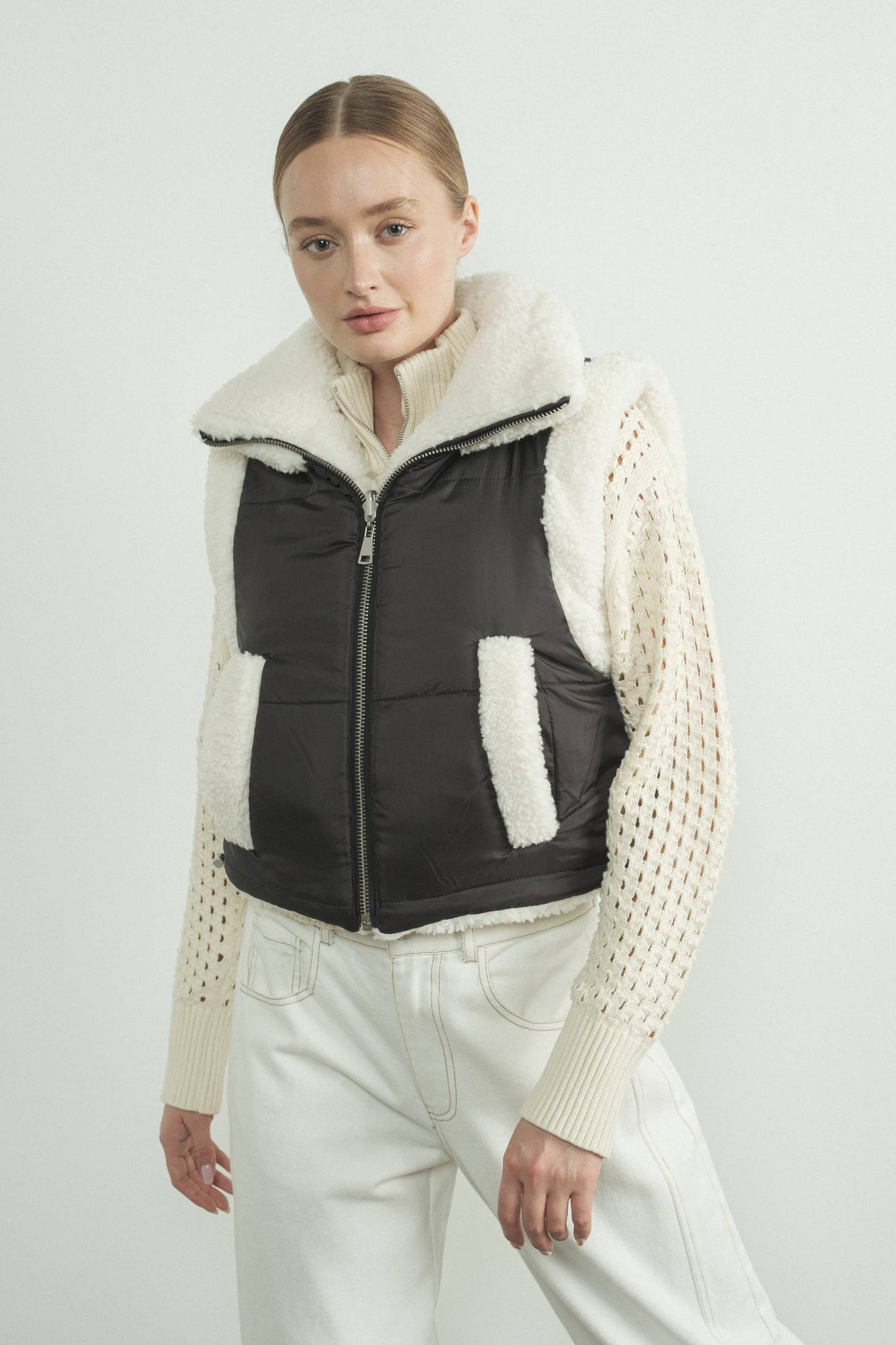 Reversible Sherpa Cozy Vest