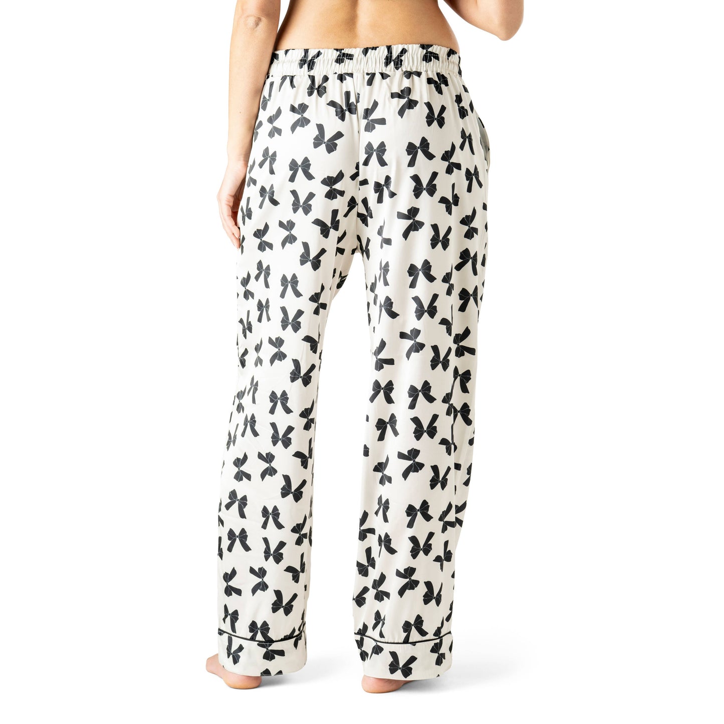 Hello Mello Cat's Meow Satin Pajama Pant