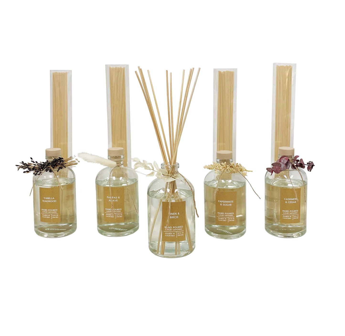 Paperwhite & Sugar Botanical Tie Reed Diffuser