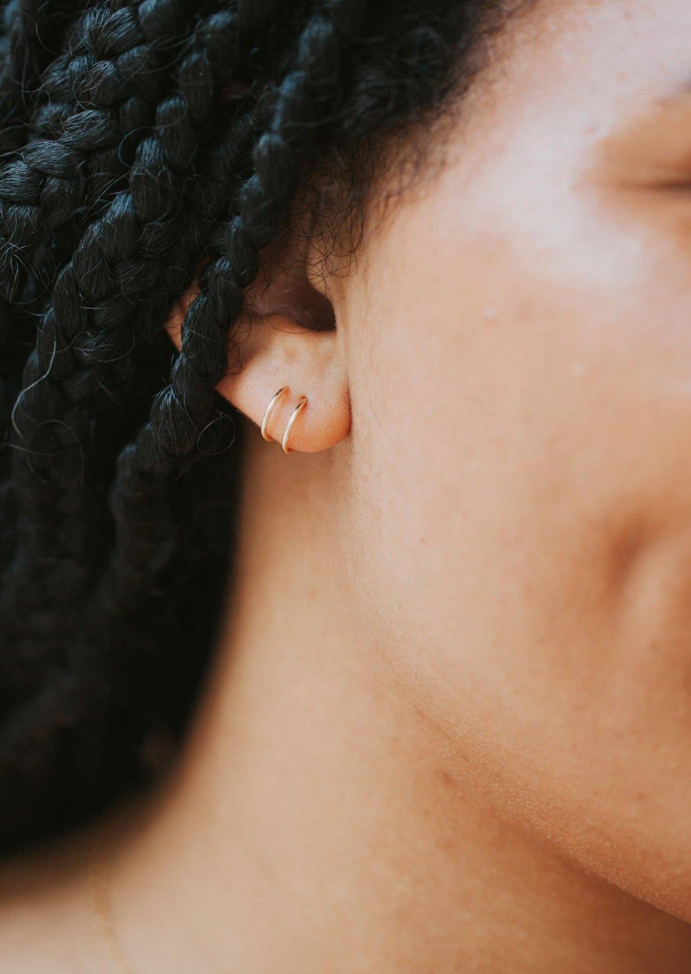 Double Up Posts | 14kt Gold Fill