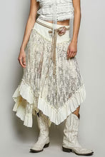 Hi Lo Tiered Ruffle Floral Skirt