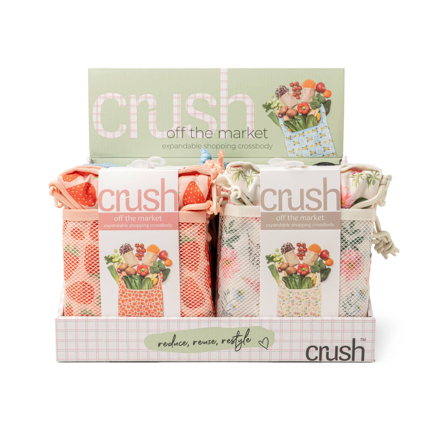 Crush Off The Market Expandable Shopping Crossbody Assortment