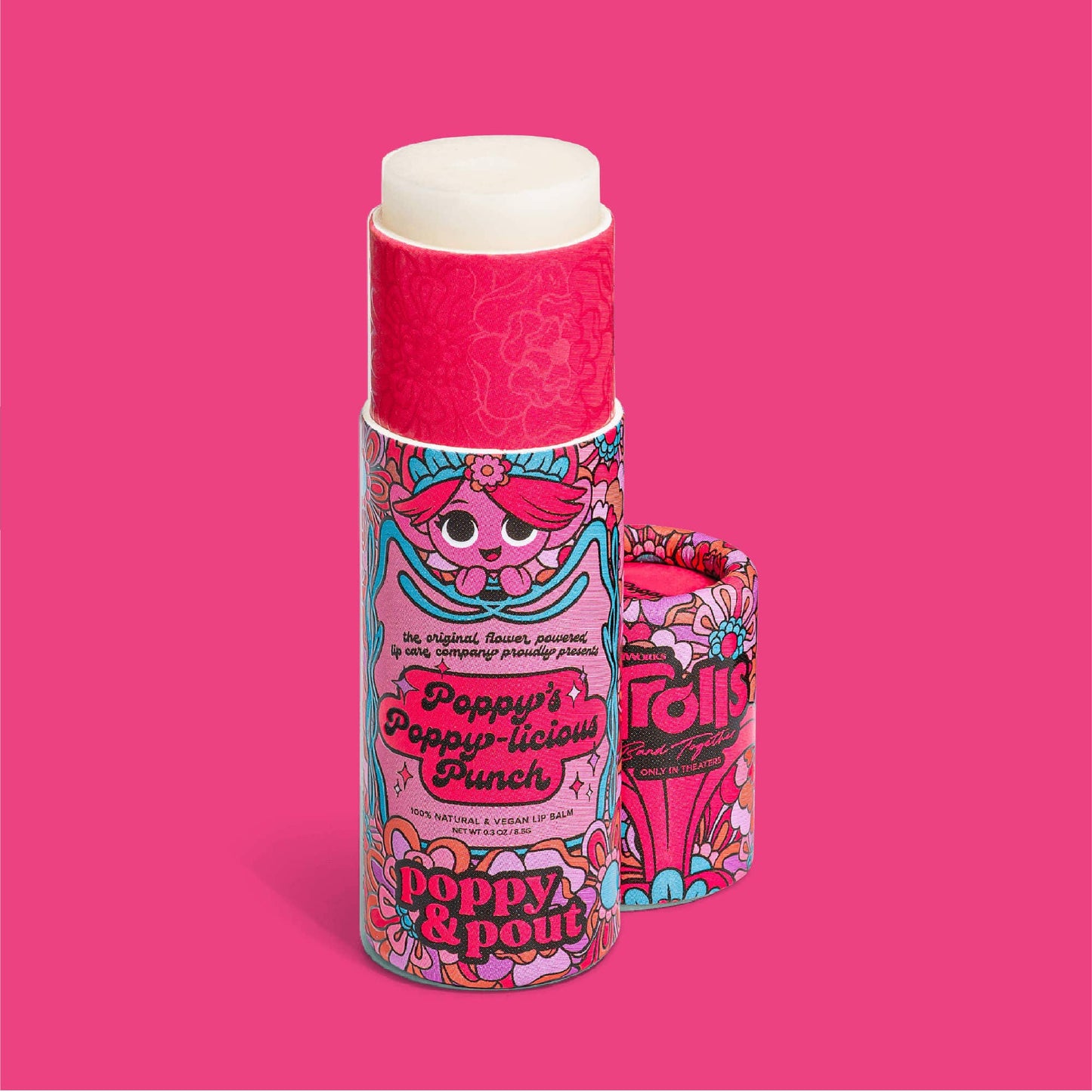 Poppy & Pout - Lip Balm, "Trolls 3" Poppy-licious Punch