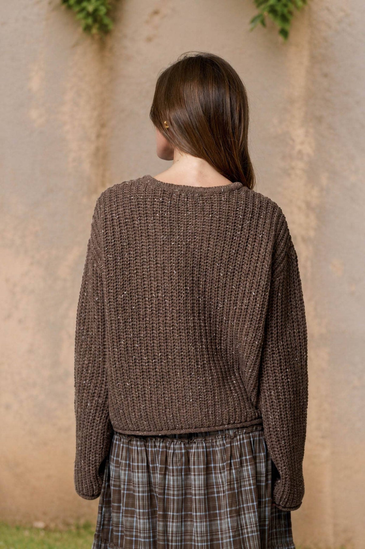 The Wren Marled Button Down Chunky Cardigan