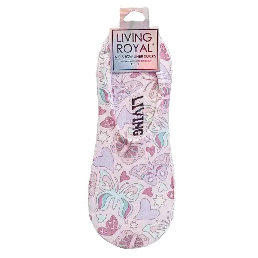 No-Show Liner Socks - Solid White