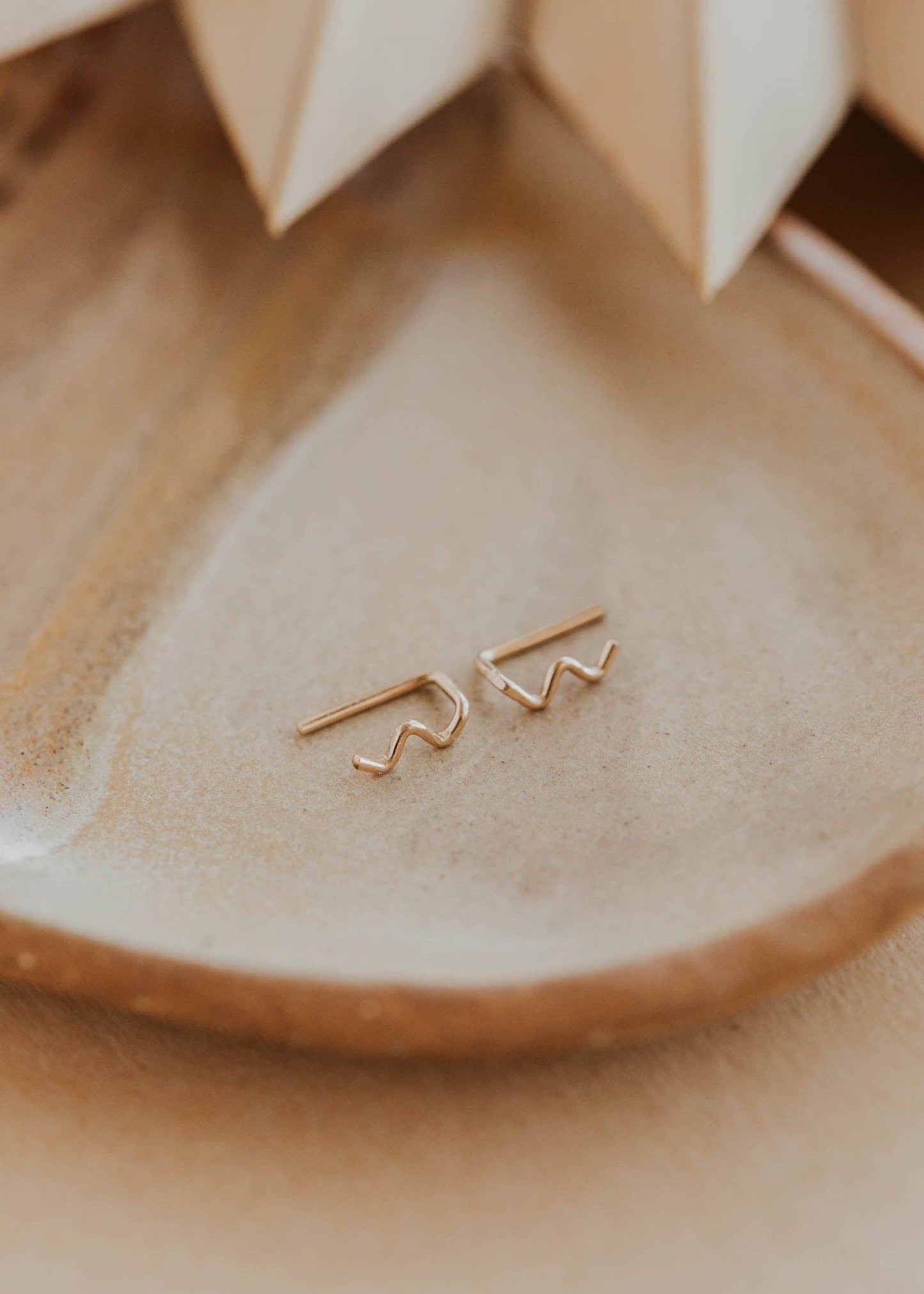 Ziggy Ear Climbers | 14kt Gold Fill