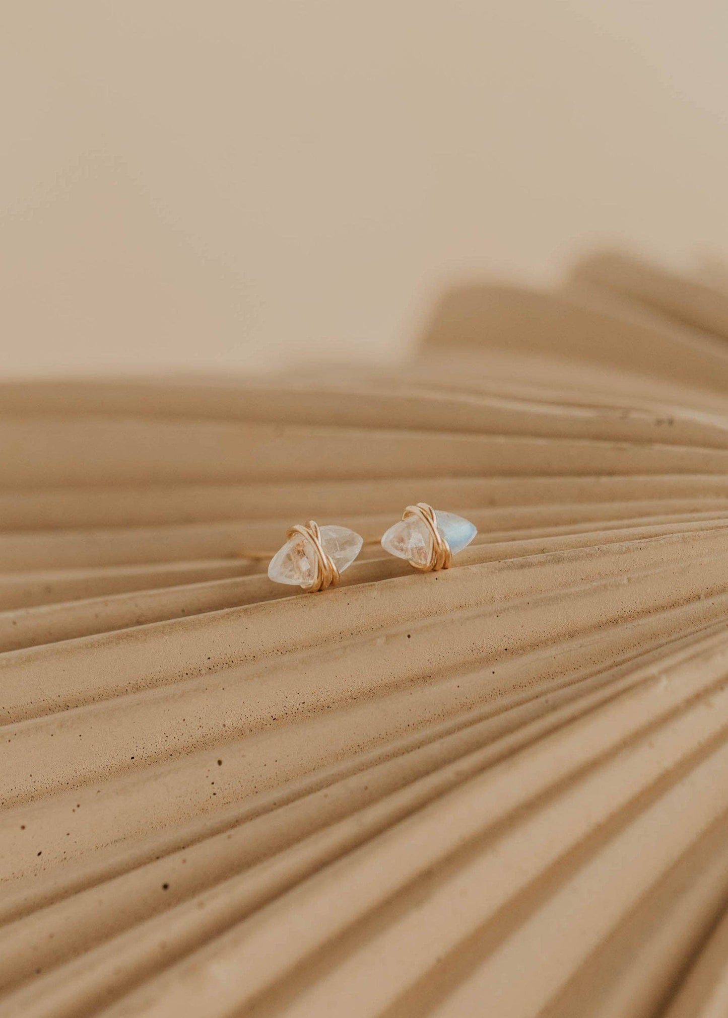 Moonbeam Studs | 14kt Gold Fill