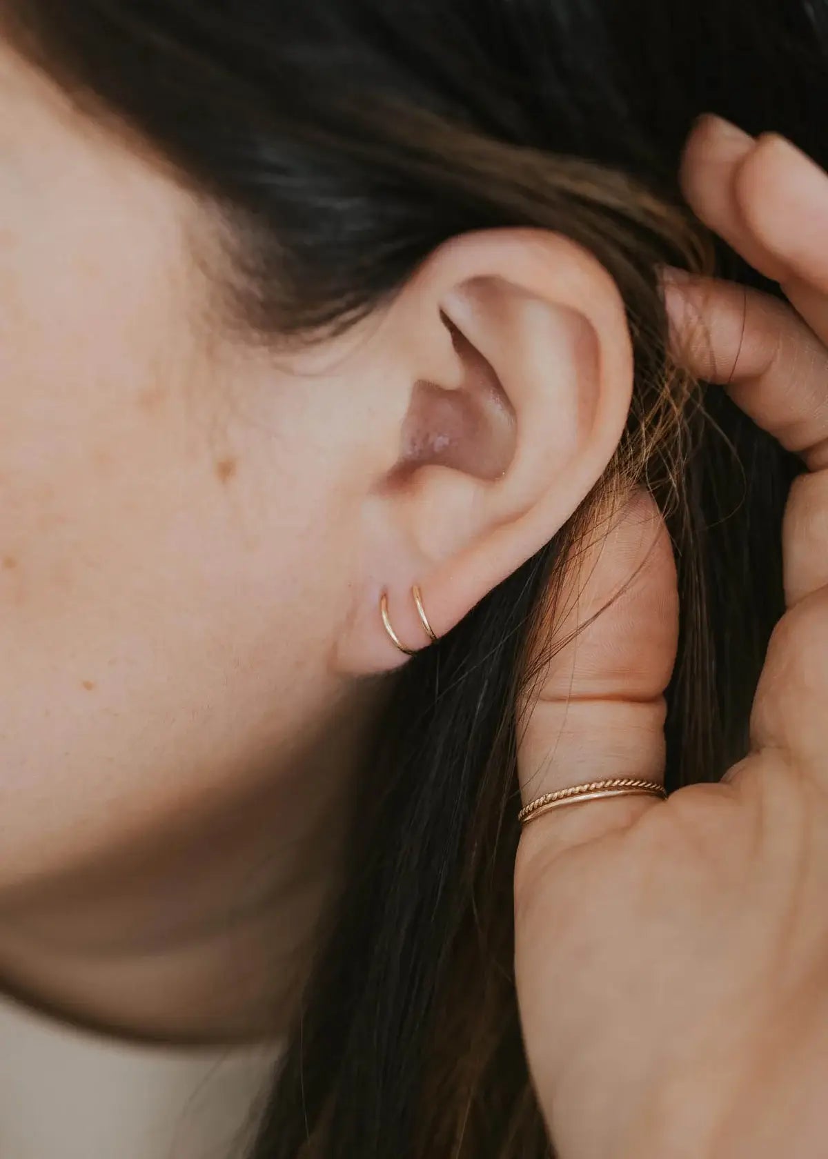 Tiny Twist Earrings | 14kt Gold Fill