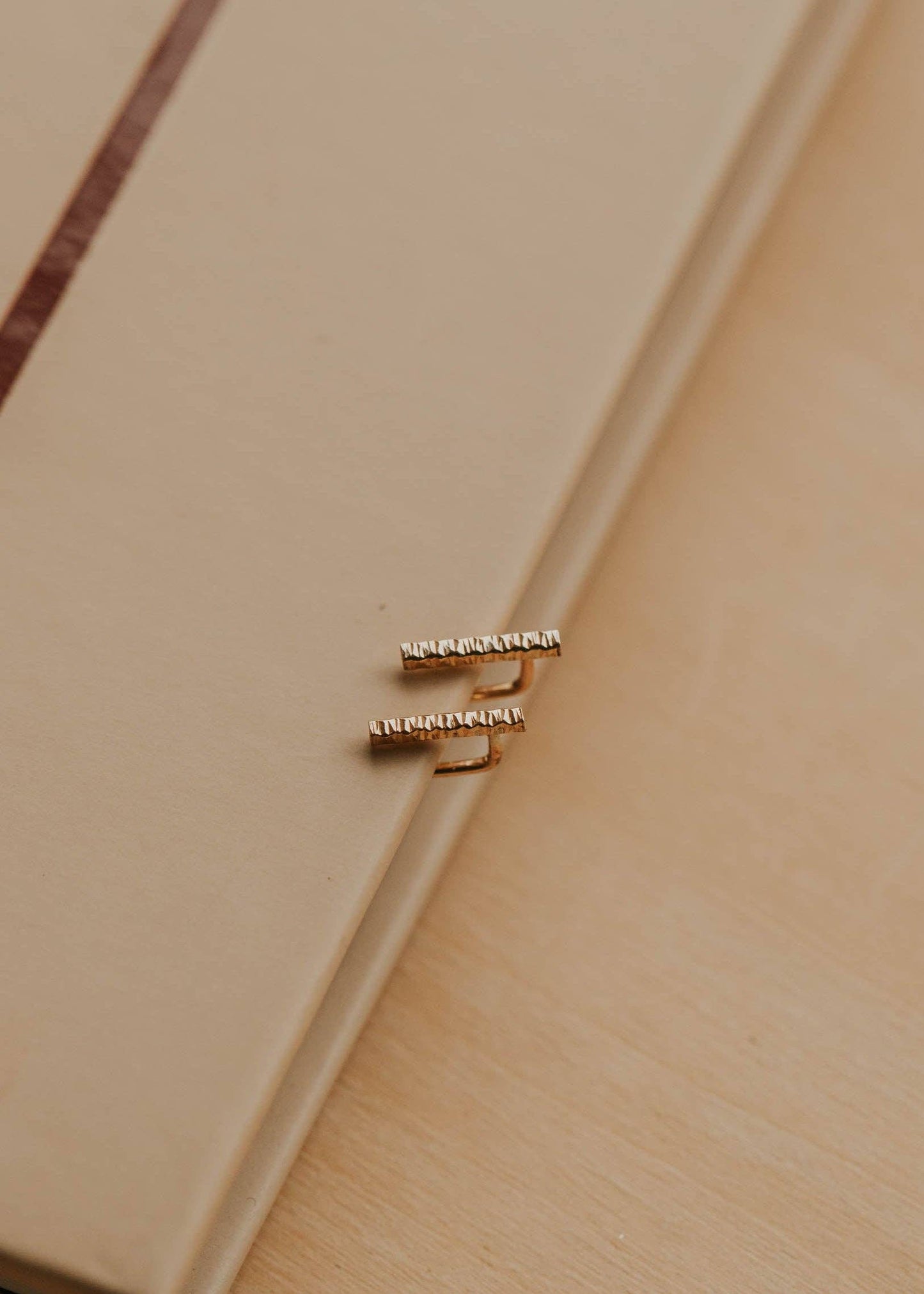 Barre Ear Climbers | 14kt Gold Fill + Sterling Silver