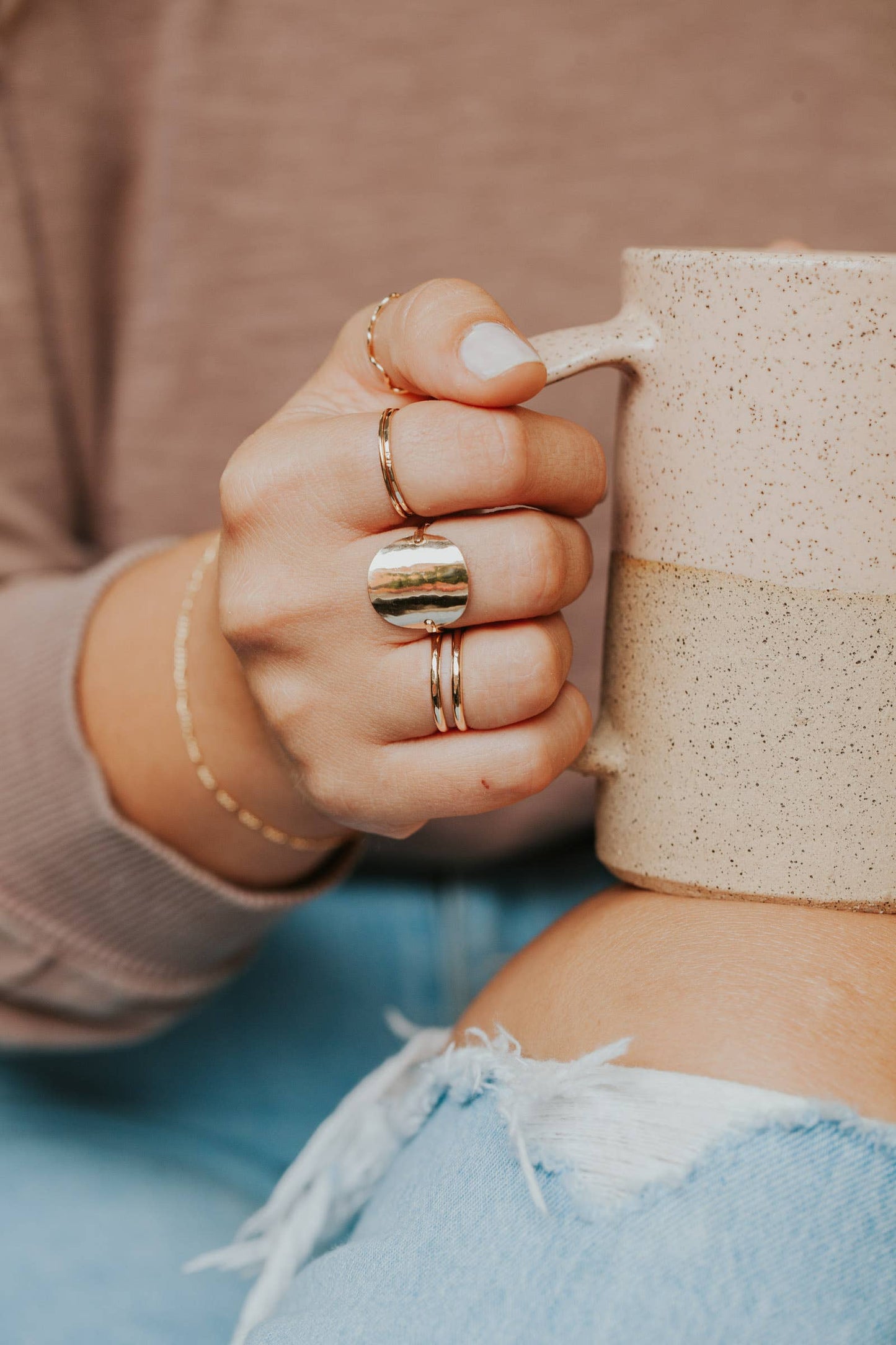 Supermoon Ring | 14kt Gold Fill