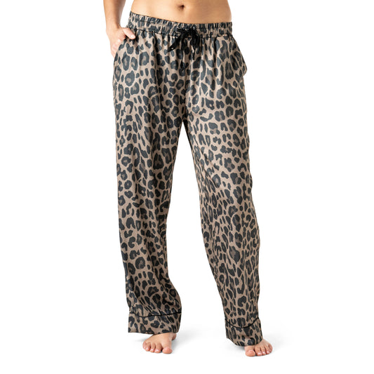 Hello Mello Cat's Meow Satin Pajama Pant