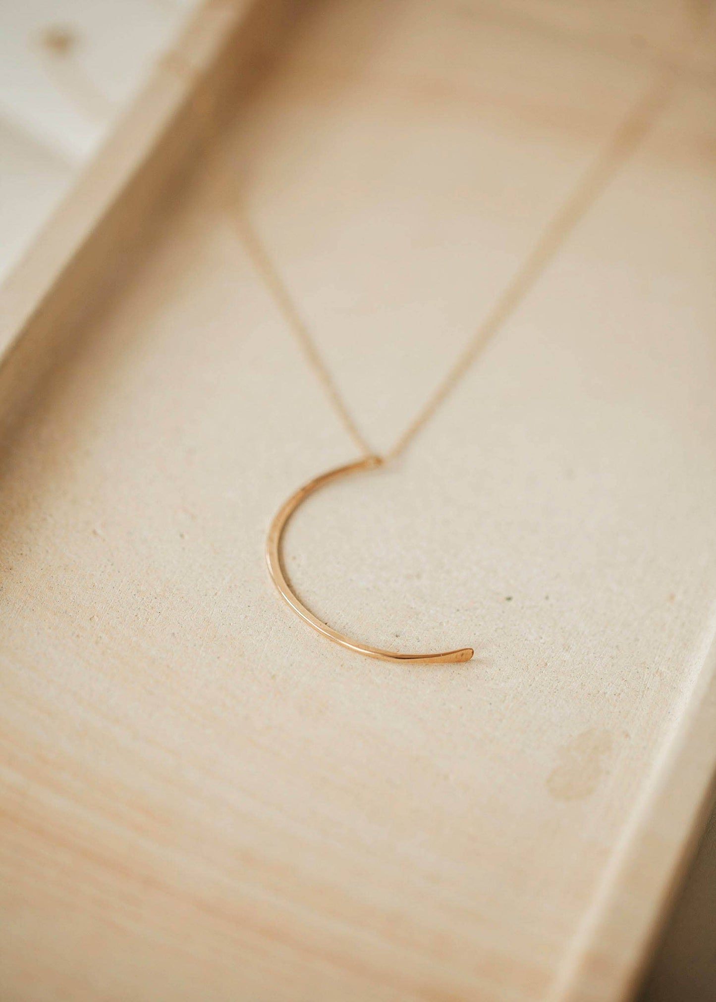New Moon Pendant | 14kt Gold Fill