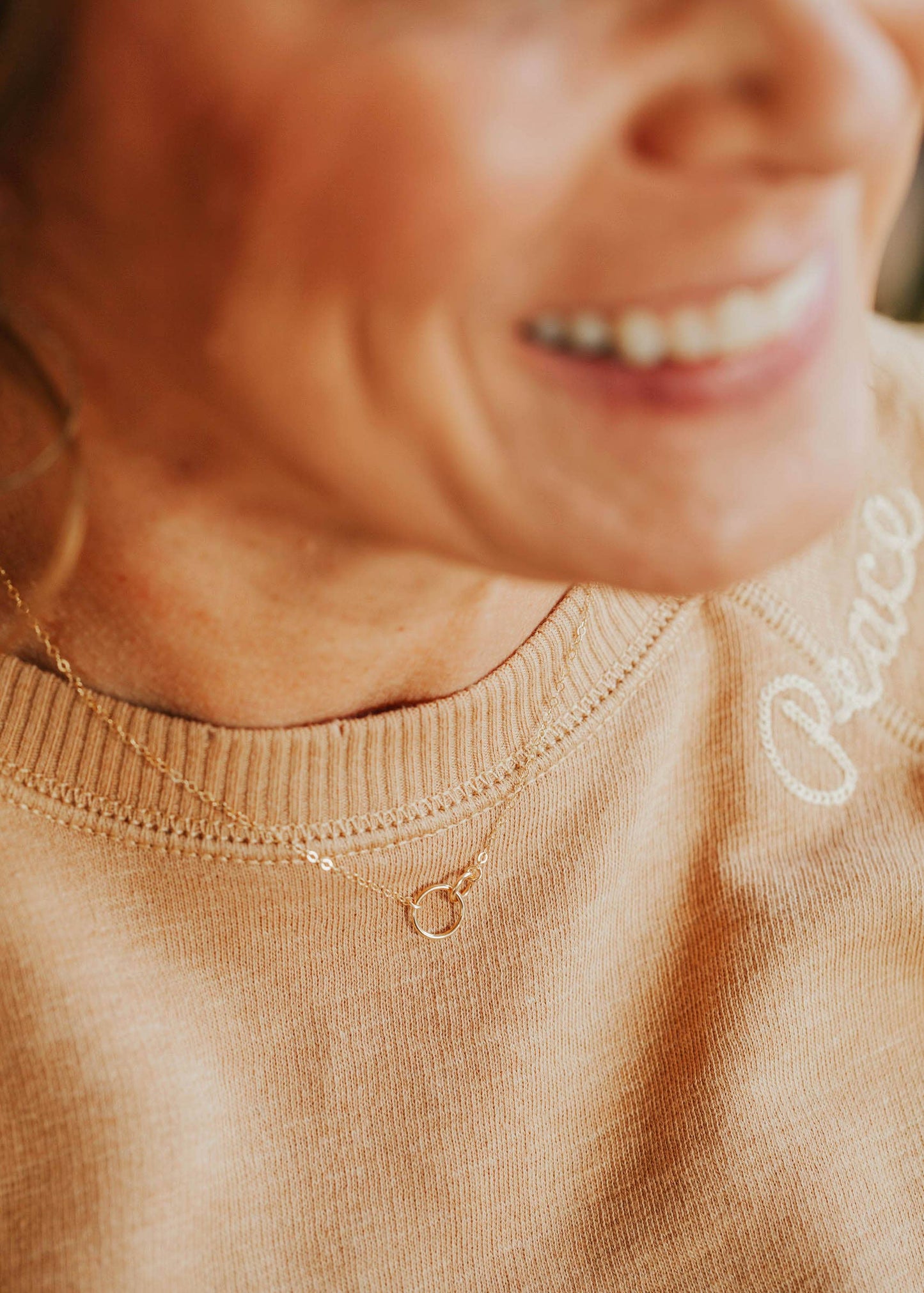 Tiny Links Necklace | 14kt Gold Fill