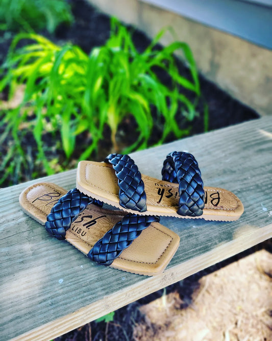 Blowfish Zelie Black Slides