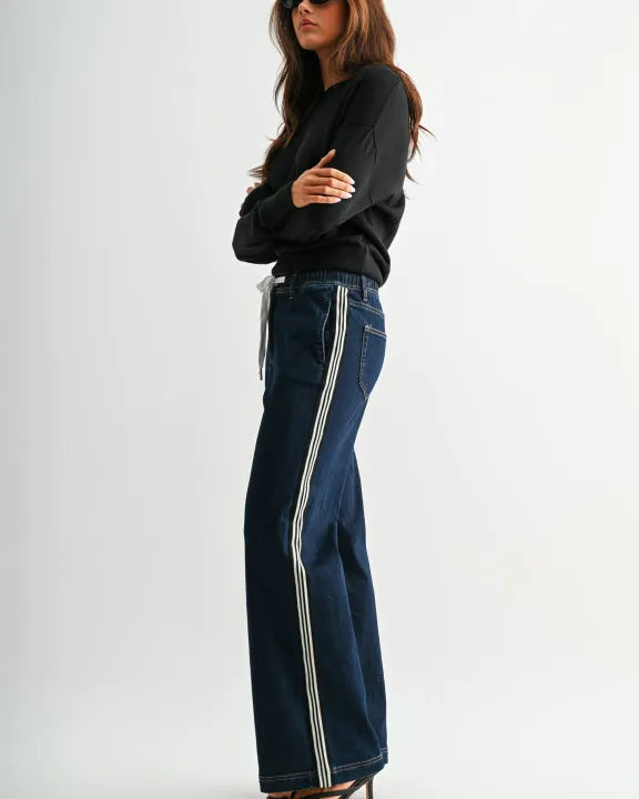 The Sideline High-Rise Wide Jogger by Mica