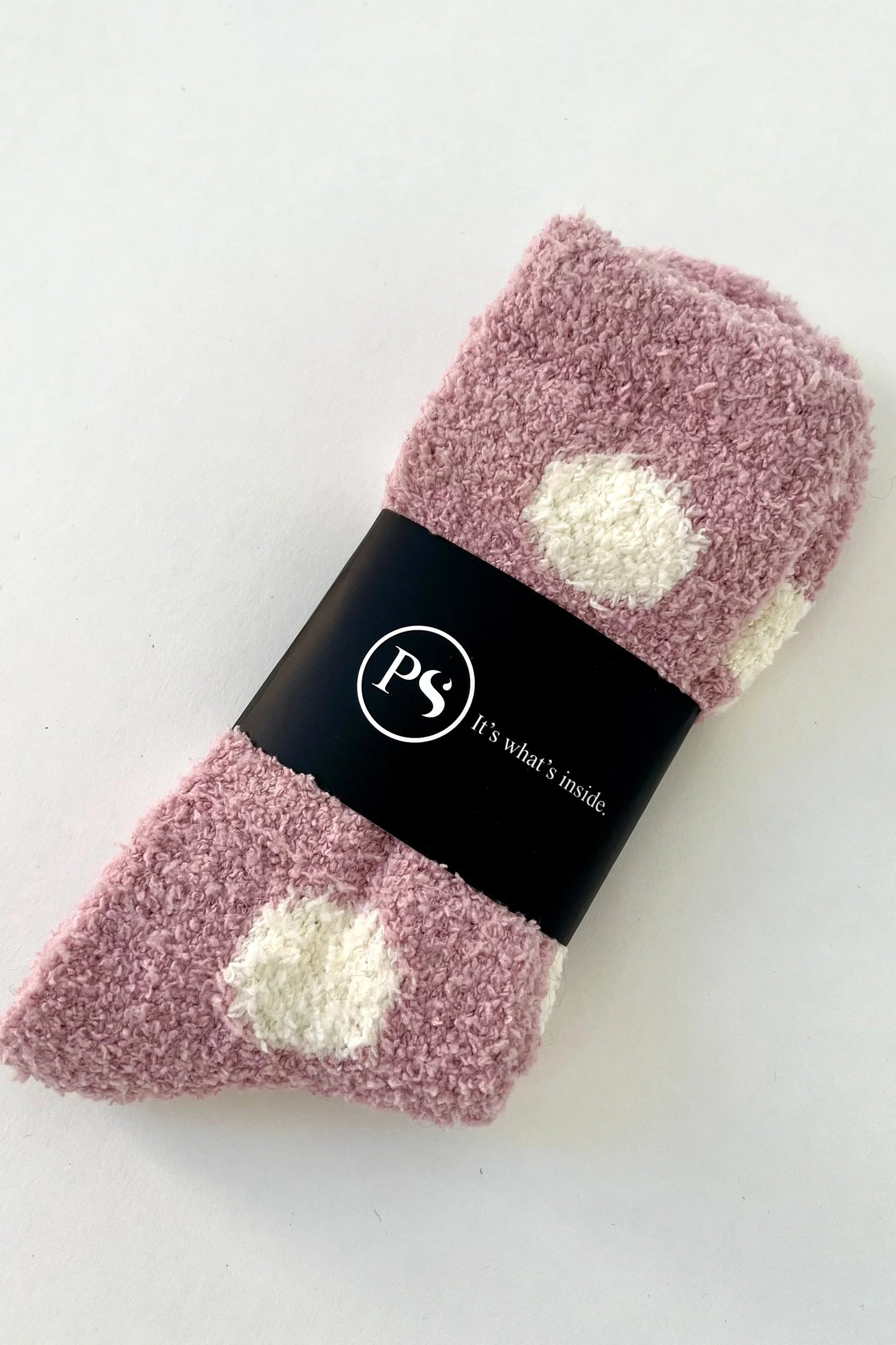 Pretty Simple Valentine Fuzzy Socks