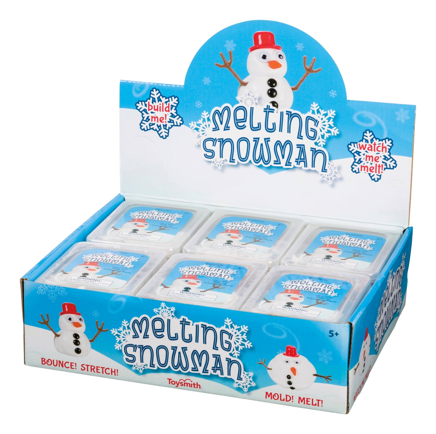 Melting Snowman Putty/Slime Kit, Reusable