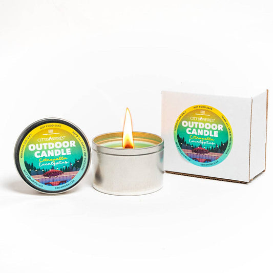 City Bonfires - The Outdoor Candle - Citronella and Eucalyptus