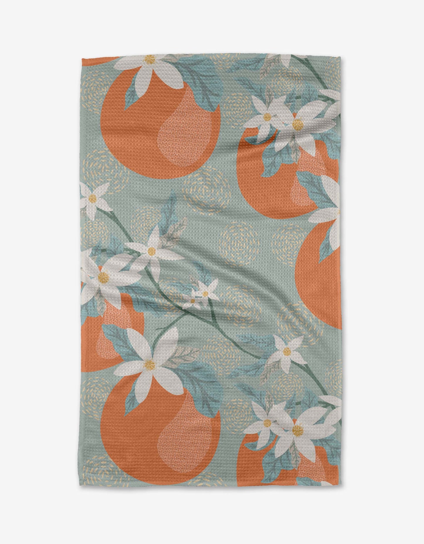 Geometry - Orange Blossom Tea Towel
