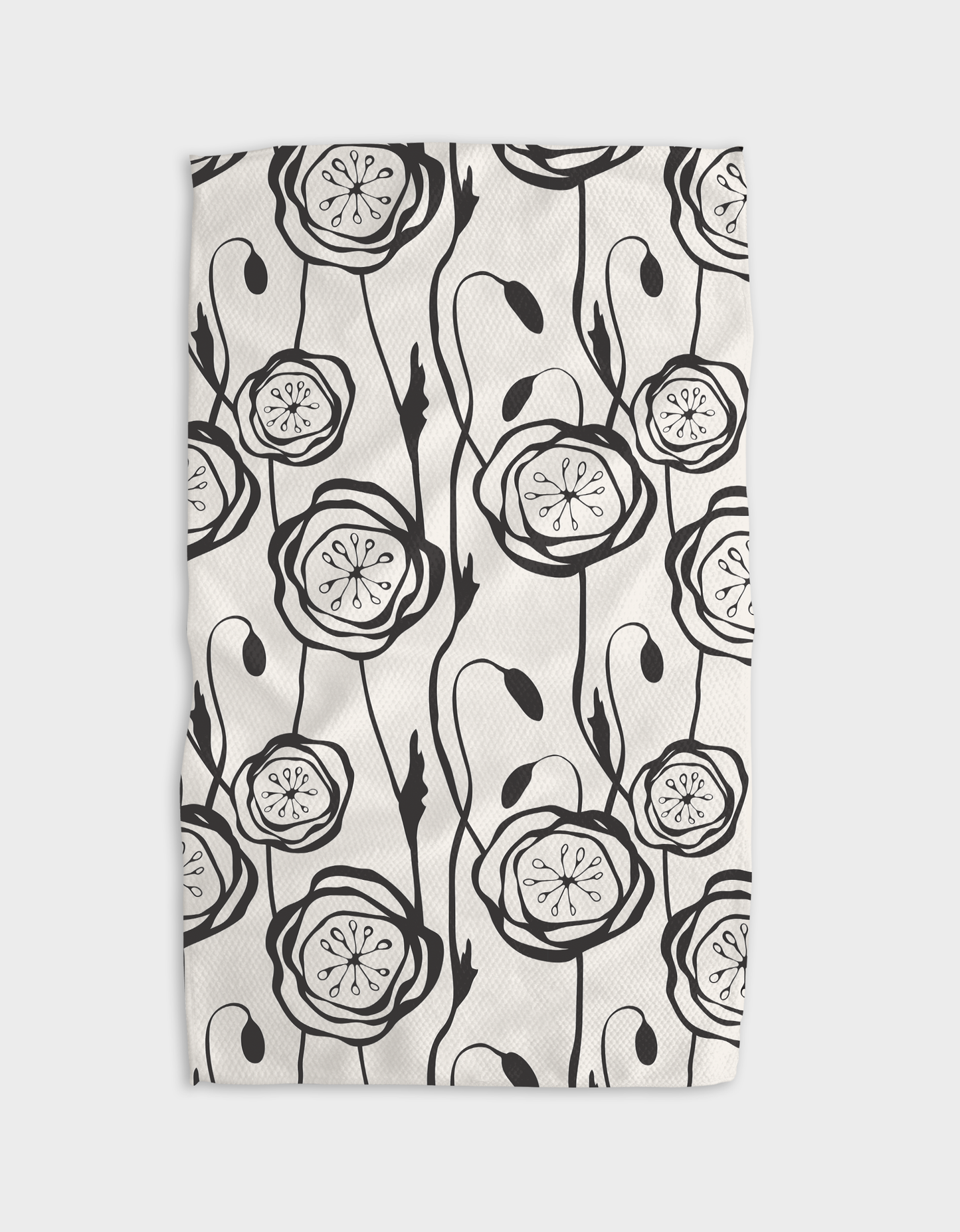 Geometry - Smell the Flowers Kitchen Tea Towel